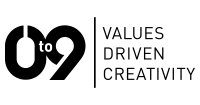 Logo 0to9 Values-Driven Creativity